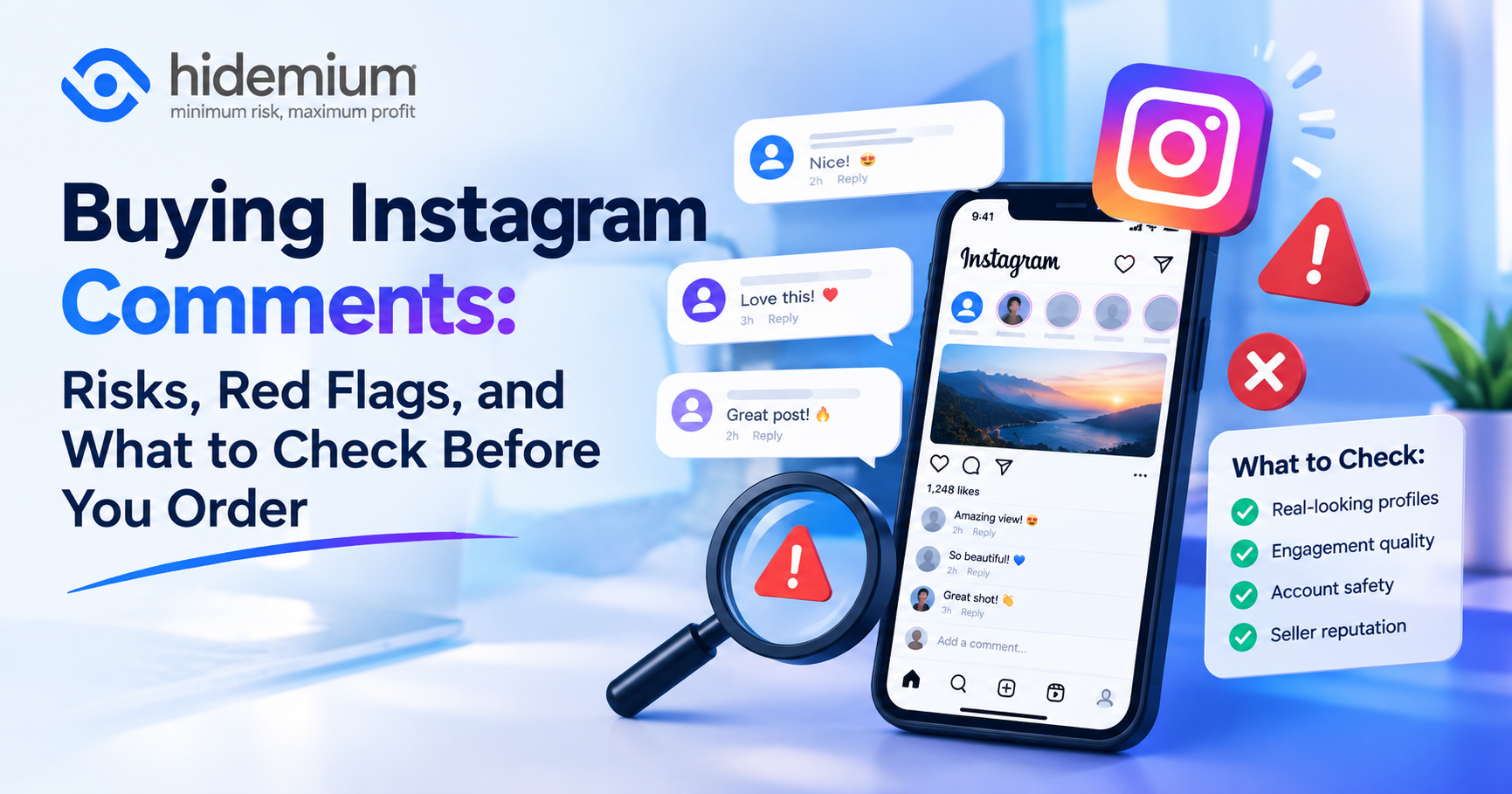 Buying Instagram Comments: Risks, Red Flags, and What to Check Before You Order